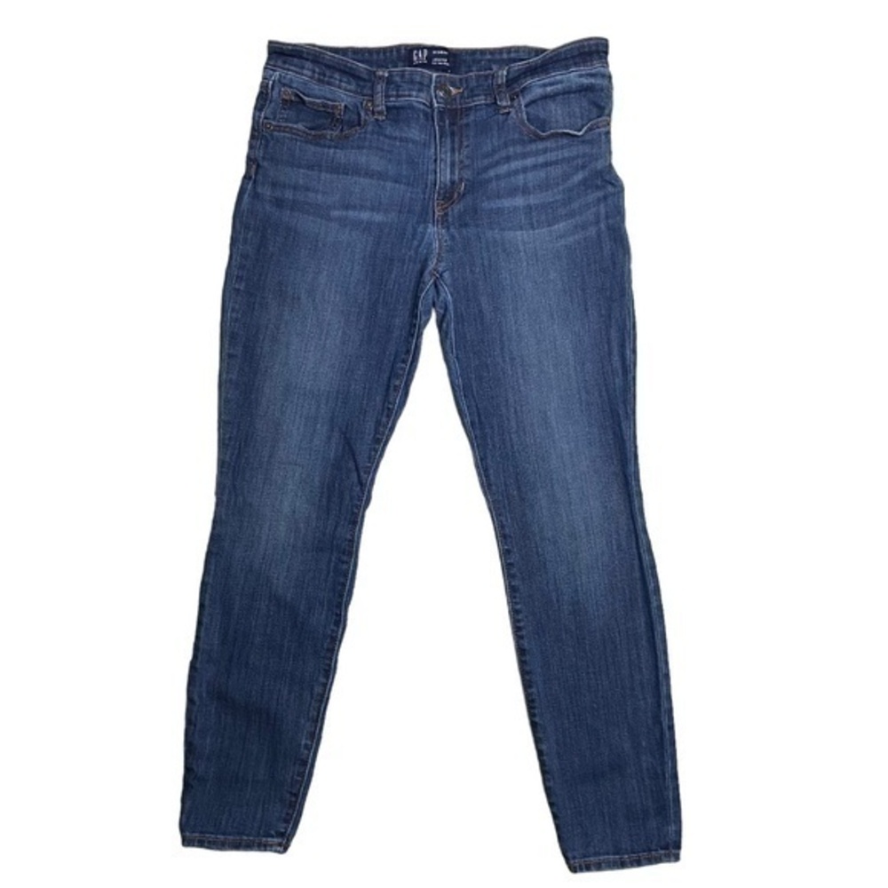 GAP Denim Legging Jeans Blue Dark‎ Medium Wash Size 30 Short